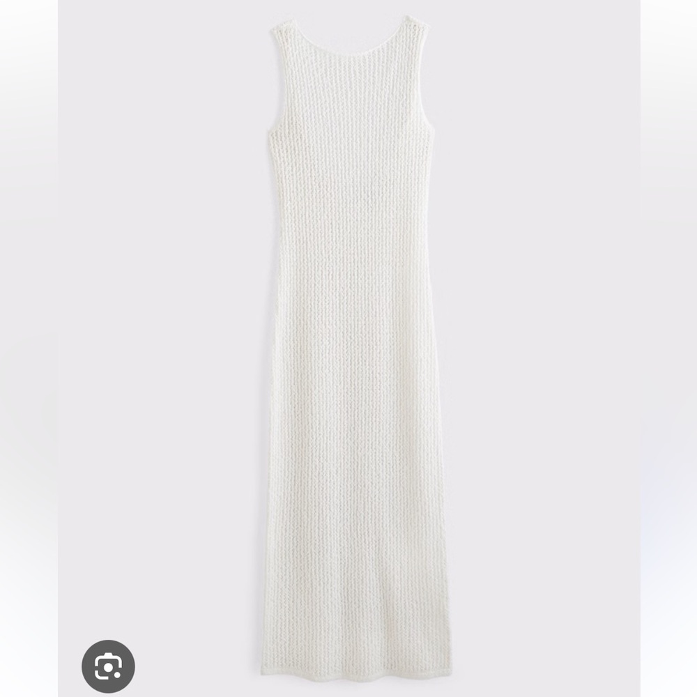 Crochet Midi Dress Coverup, A&F